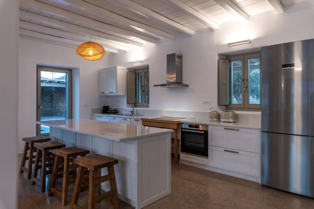Mykonos Ag Villas In Ftelia Beach Exterior photo